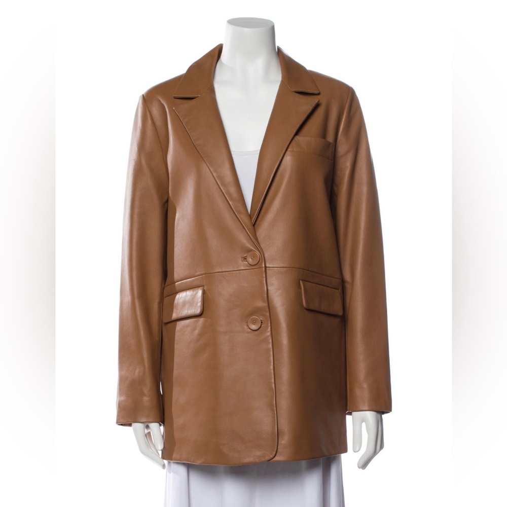 Walter Baker Brown Leather Jacket/Blazer